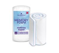 Slumberdown Gel Memory Foam 5cm Mattress Topper Super King White