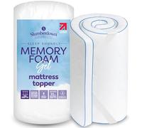 Slumberdown Gel Memory Foam Mattress Topper Double Bed - 5cm Pressure-Relief Pad for a Cool, Supportive & Comfortable Sleep | UK-Made, CertiPUR-Certified & Washable (135x190cm)