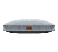 Slumberdown Grey Fabric Dog Bed (W)80Cm (D)20Cm Large