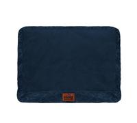 Slumberdown Large Dog Bed Zipped Removable & Washable Microfleece Velour Replacement/spare Cover With Anti Slip Bottom Blue