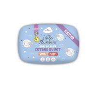 Slumberdown Little Slumbers Anti Allergy 4 Tog Cot Bed Duvet in White Slumberdown White Cot Bed