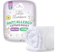 Slumberdown Anti Allergy Cot Bed Duvet 4 Tog - Allergy UK Approved Lightweight Duvet for Kids & Toddlers | Nursery Quilt, Soft Touch Cover & Machine Washable (120 x 150cm)