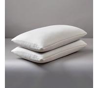 Slumberdown 2 Pack Memory Foam Plus Firm Support Pillows in White Slumberdown White