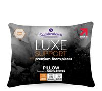 Slumberdown Luxury Crumb Pillow - Hotel Quality, Firm & Breathable Bed Pillow for Side Sleepers| UK-Made, Quilted Cover with Gusset, Non-Allergenic, Washable (43 x 69cm)