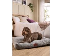 Slumberdown Paws For Slumber Luxurious Large Pet Bed In Grey Grey L