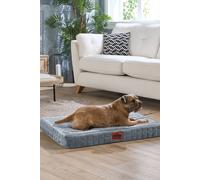 Slumberdown Paws For Slumber Medium Orthopedic Pet Bed In Grey Grey M