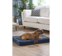 Slumberdown Paws For Slumber Medium Orthopedic Pet Bed In Navy Navy M