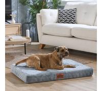 Slumberdown Paws For Slumber Medium Orthopedic Pet Bed In Grey Grey