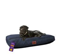 Slumberdown Luxury Padded Dog Bed Medium (60 * 80 * 20cm) - Supportive, Cushioned & Washable Crate Mattress for Puppies, Dogs & Cats | Orthopedic, UK-Made, Non-Slip Base, Burgundy
