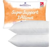Slumberdown Pillows 2 Pack - Super Support Firm Side Sleeper Bed Pillows for Nec