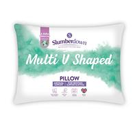 Slumberdown Pregnancy V Pillow with Pillowcase - Orthopedic Support for Maternity, Reading & Sitting Up in Bed | UK-Made, Non-Allergenic Cover & Washable (84 x 35cm)