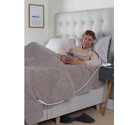 Slumberdown Slate Grey Comfy Hugs Heated Fleece Throw Slate Grey