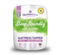 Slumberdown Sleep Soundly Anti Allergy Mattress Topper, Single