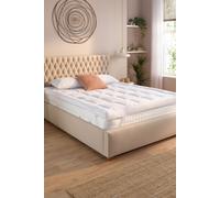Slumberdown Sleep Soundly Climate Control Extra Deep 10cm Mattress Topper in White | Size: Single Fitted Slumberdown White Single Fitted