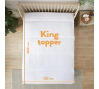 Slumberdown Climate Control Mattress Topper Kingsize Bed - Breathable, Moisture-Wicking & Cooling Mattress Topper | OEKO-TEX Certified, UK-Made, Non-Allergenic, Washable (150 x 200cm)