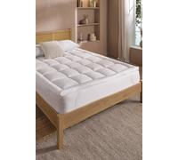 Slumberdown Sleep Soundly Deep 5Cm Mattress Topper In White White