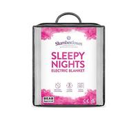 Single Bed Sleepy Nights Electric Blanket Slumberdown White Single