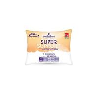 Slumberdown Super Support Pillows 2 Pack - Firm & Supportive Pillow for Side Sleepers, Reduces Neck & Shoulder Pain | Foam Block, UK-Made, Non-Allergenic & Washable (48 x 74cm)