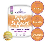 Slumberdown Super Support Mattress Topper 4cm -Single