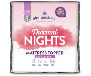 Slumberdown Thermal Nights 2.5cm Mattress Topper -Single