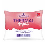 Slumberdown Thermal Nights Medium Fleecy Pillow - 2 Pack