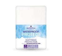 Slumberdown Waterproof Mattress Protector Single Bed - Super Absorbent & Spill-Proof, Soft Touch Cover, 30cm Deep Fitted Single Mattress Protector | Non-Allergenic & Washable (90 x 190cm)