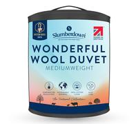 Slumberdown Wonderful Wool Duvet - Single - Mediumweight - Ideal for All Seasons