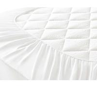 Slumberfleece Luxury Cotton Quilted Mattress Protector - Double