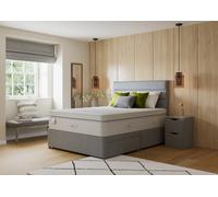 Slumberland Air 12.0 Memory Divan Bed Set Super King Tuscan Wine