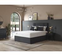 Slumberland Air 2.0 Memory Divan Bed Set Double Tuscan Wine