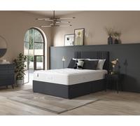 Slumberland Air 2.0 Memory Divan Bed Set Single Pastel Grey