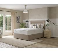 Slumberland Air 3.0 Memory Divan Bed Set Super King Sage Green