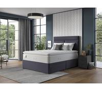 Slumberland Air 9.0 Memory Divan Bed Set Double Pastel Grey