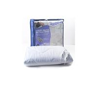 Slumberland Luxury Heated Mattress Topper Double with 2 Controls, 100% Polyester, White
