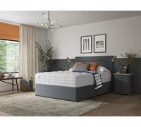 Slumberland Naturals Premium Wool Divan Bed Set Single Ink Blue