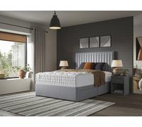 Slumberland Naturals Ultimate Wool Divan Bed Set King Ink Blue
