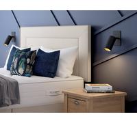 Slumberland Orleans Strutted Headboard Double Plush Carbon