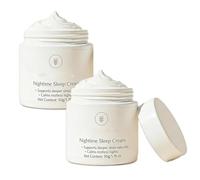 Slumberlee Sleep Cream,Dual-Action Night Moisturiser with Fir Needle Oil & Lavender,Pure Botanical Essences,Gentle Care for Delicate Skin,50g (2Pcs)