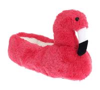 SlumberzzZ Womens/Ladies Fleece Flamingo Slippers (5/6 UK / 38/39 EU) (Pink)