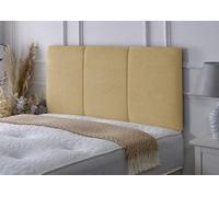 Slumbre Alton Chenille Headboard - 3Ft Single - Caramel Chenille