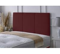 Slumbre Alton Chenille Headboard - 4Ft Small Double - Plum Chenille