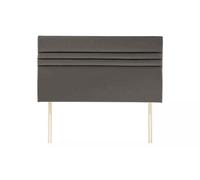 Slumbre Apollo Plush Velvet 2Ft6 Small Single 20" Headboard - Grey