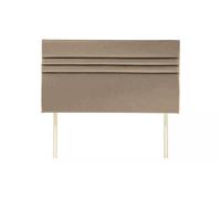 Slumbre Apollo Plush Velvet 3Ft Single 20" Headboard - Coffee