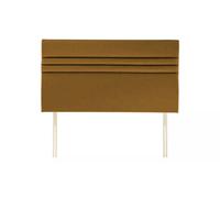 Slumbre Apollo Plush Velvet 4Ft6 Double 20" Headboard - Turmeric