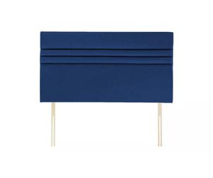 Slumbre Apollo Plush Velvet 6Ft Super King 20" Headboard - Blue