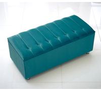 Slumbre Diana Plush Velvet Gas Lift Ottoman Storage Box - Mallard