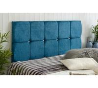Slumbre Monaco Chenille 4Ft Small Double 20" Headboard - Teal
