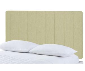 Slumbre Portland Chenille 4Ft Small Double 20" Headboard - Cream