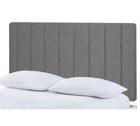 Slumbre Portland Chenille 4Ft Small Double 20" Headboard - Dark Grey