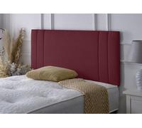 Slumbre Rio 2 Chenille Headboard - 3Ft Single - Plum Chenille